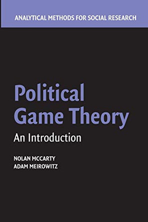 Political Game Theory: An Introduction by Nolan McCarty 9781107438637