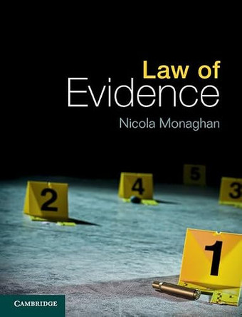 Law of Evidence by Nicola Monaghan 9781107604612