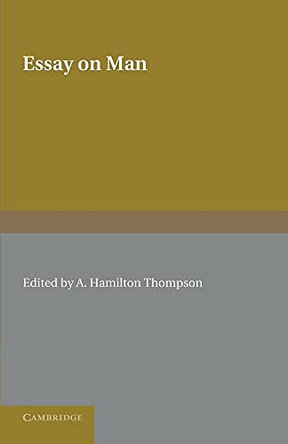 Essay on Man by Alexander Pope 9781107619968