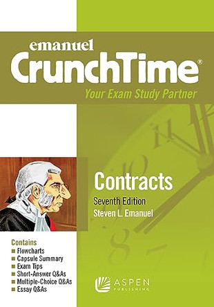 Emanuel CrunchTime for Contracts by Steven L Emanuel 9781543807455