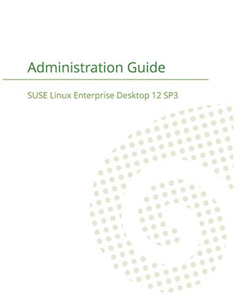 Suse Linux Enterprise Server 12 - Administration Guide by Suse LLC 9781680921373