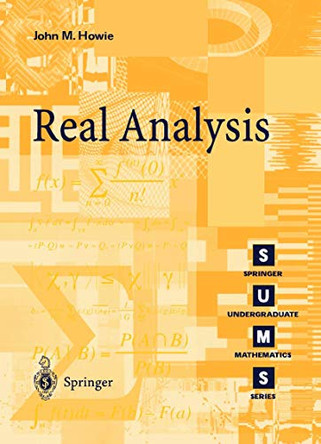 Real Analysis by John M. Howie 9781852333140