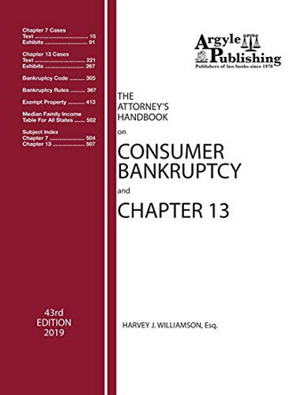 The Attorney's Handbook on Consumer Bankruptcy and Chapter 13 by Chad Jonathan Lee 9781880730546