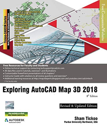 Exploring AutoCAD Map 3D 2018 by Cadcim Technologies 9781942689959