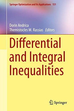 Differential and Integral Inequalities by Dorin Andrica 9783030274061