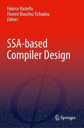 SSA-based Compiler Design by Fabrice Rastello 9783030805173