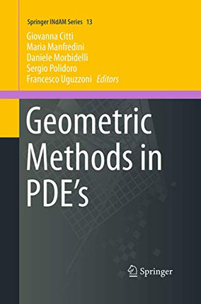 Geometric Methods in PDE's by Giovanna Citti 9783319346991