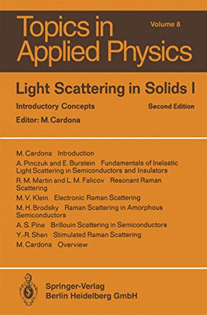 Light Scattering in Solids I: Introductory Concepts by Manuel Cardona 9783540119135