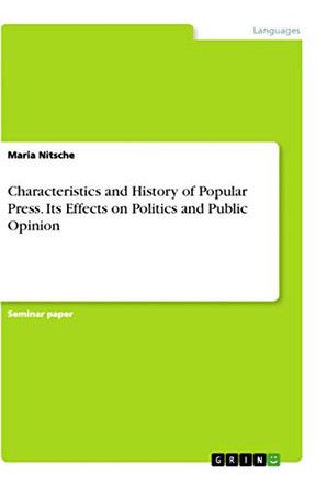 Popular Press by Maria Nitsche 9783656449942