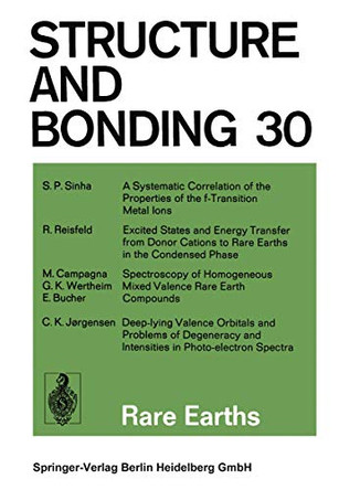 Structure and Bonding by Jack David Dunitz 9783662155028
