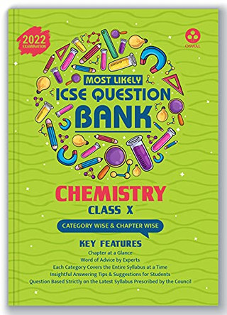 Most Likely Question Bank - Chemistry: Icse Class 10 for 2022 Examination by Oswal 9788195133376