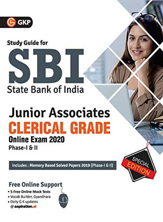 Sbi 2020: Clerical Grade Ph I & II Junior Associates - Guide by Gkp 9789389718331