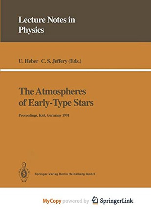 The Atmospheres of Early-Type Stars by Ulrich Heber 9783662138854