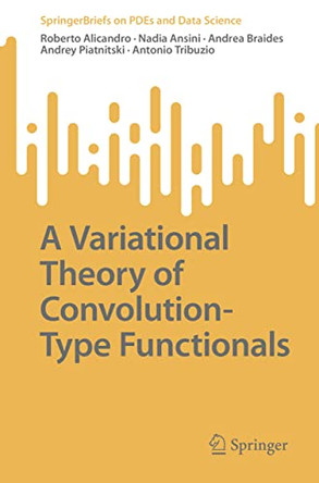 A Variational Theory of Convolution-Type Functionals by Roberto Alicandro 9789819906840