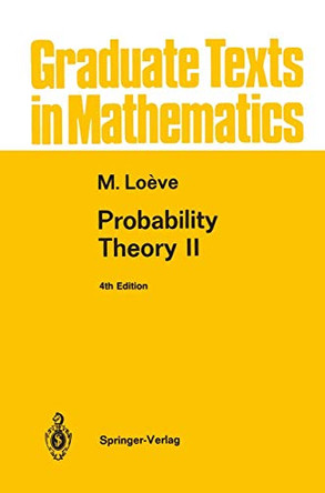 Probability Theory II by Michel Loeve 9780387943589