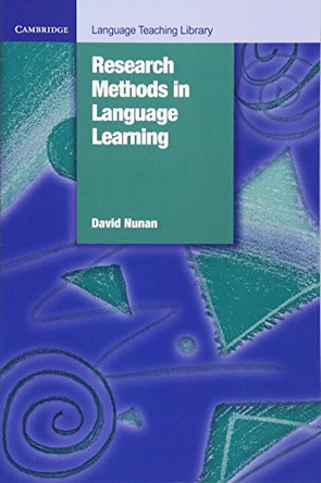 Research Methods in Language Learning by David Nunan 9780521429689