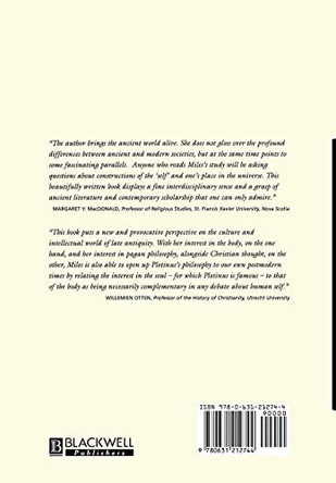 Plotinus on Body and Beauty: Society, Philosophy, and Religion in Third-Century Rome by Margaret R. Miles 9780631212744