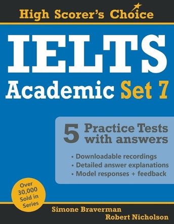 IELTS 5 Practice Tests, Academic Set 7: Tests No. 31-35 by Simone Braverman 9780648868231