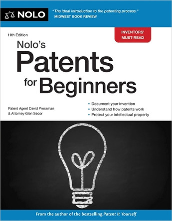 Nolo's Patents for Beginners by David Pressman 9781413331882