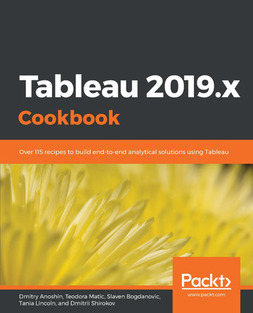 Tableau 2019.x Cookbook: Over 115 recipes to build end-to-end analytical solutions using Tableau by Dmitry Anoshin 9781789533385