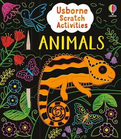 Usborne Scratch Activities Animals by Rosie Dickins 9781836051084