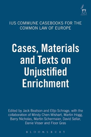 Ius Commune Casebooks for the Common Law of Europe: 3 by Sir Jack Beatson 9781841131269