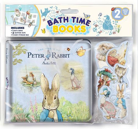 Peter Rabbit Bath Time Book EVA 9782764370964