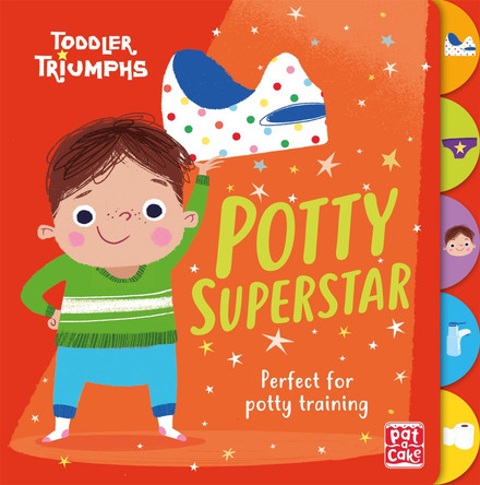 Toddler Triumphs: Potty Superstar: A potty training book for boys by Pat-a-Cake