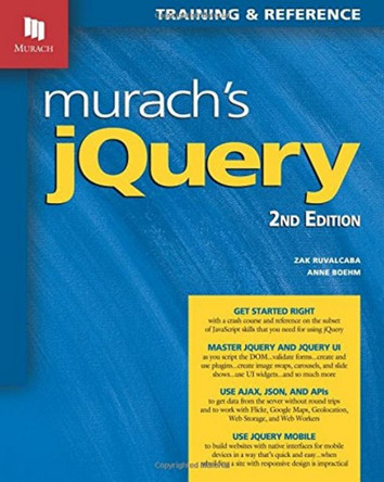Murach's jQuery by Zak Ruvalcaba 9781890774912