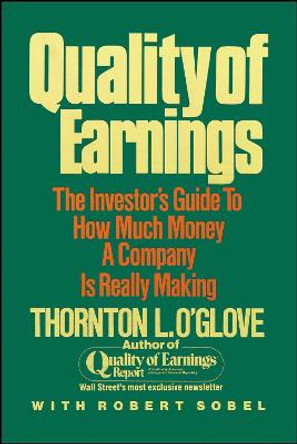 Quality of Earnings by Thornton L. O'Glove