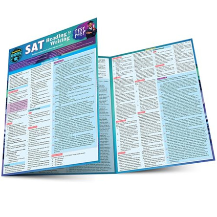 SAT Reading & Writing Test Prep: A Quickstudy Laminated Reference Guide by Tiffany Perkinz 9781423250388