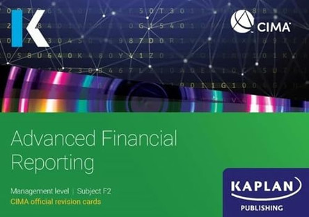 F2 ADVANCED FINANCIAL REPORTING - REVISION CARDS by KAPLAN 9781839964848