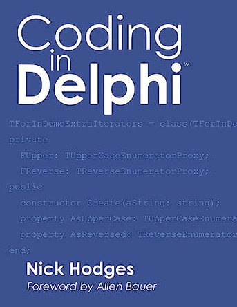 Coding in Delphi by Nick Hodges 9781941266038