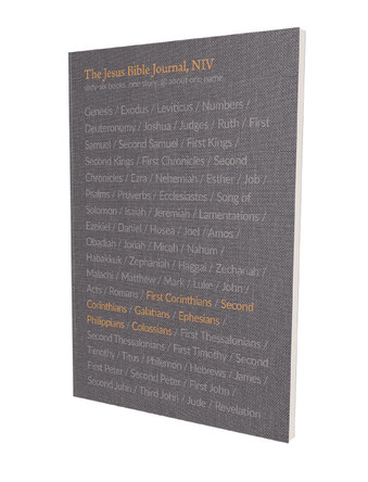 The Jesus Bible Journal, 1 Corinthians - Colossians, NIV, Paperback, Comfort Print by Passion 9780310456322