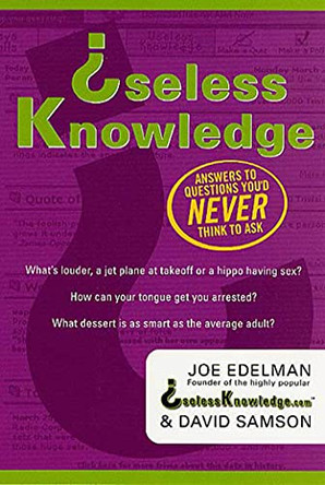Useless Knowledge by David Samson 9780312290177