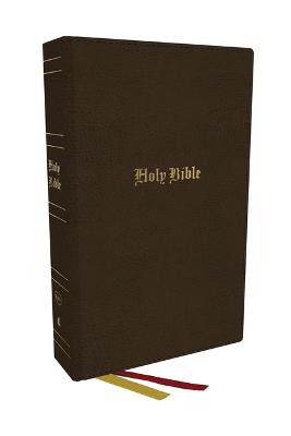 KJV Holy Bible, Super Giant Print Reference Bible, Brown, Bonded Leather, 43,000 Cross References, Red Letter, Comfort Print: King James Version by Thomas Nelson