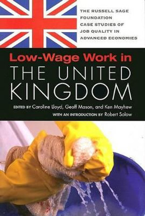 Low-wage Work in United Kingdom by Caroline Lloyd