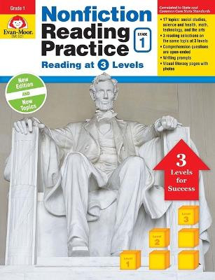 Nonfiction Reading Practice, Grade 1 by Evan-Moor Educational Publishers