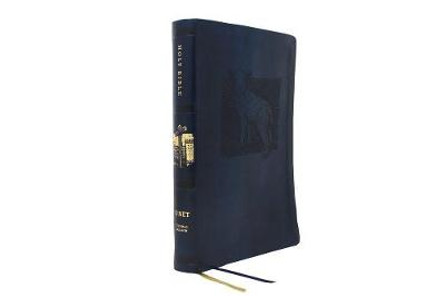 NET Bible, Thinline Art Edition, Large Print, Leathersoft, Blue, Comfort Print: Holy Bible by Thomas Nelson