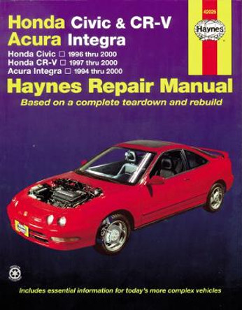 Honda Civic & CR-V & Acura Integra (94 - 01) by Haynes