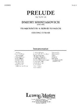Prelude in B Minor: Conductor Score by Dmitri Shostakovich