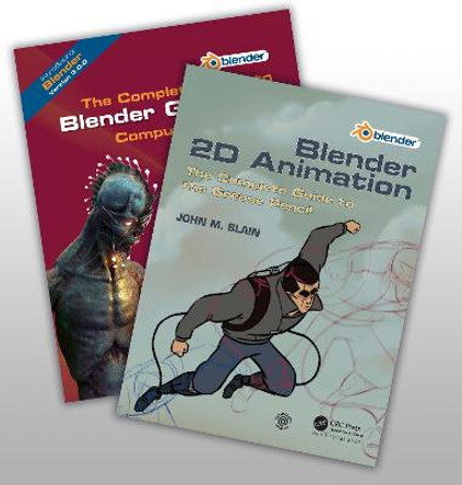'The Complete Guide to Blender Graphics' and 'Blender 2D Animation': Two Volume Set by John M. Blain