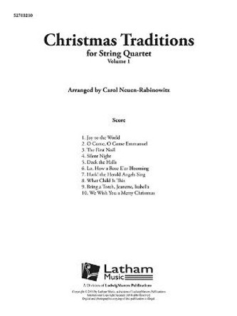 Christmas Traditions Vol. 1: Conductor Score by Carole Neuen-Rabinowitz