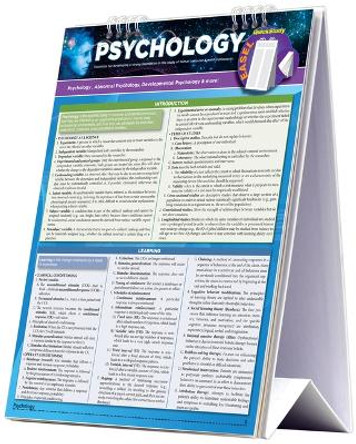 Psychology Easel Book: Psychology 101, Abnormal & Developmental Psychology by BarCharts, Inc.