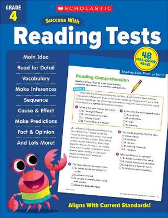 Scholastic Success with Reading Tests Grade 4 by Scholastic Teaching Resources 9781338798654