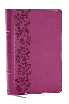NKJV Personal Size Large Print Bible with 43,000 Cross References, Pink Leathersoft, Red Letter, Comfort Print by Thomas Nelson 9781400335442