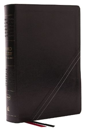 NKJV, Word Study Reference Bible, Leathersoft, Black, Red Letter, Comfort Print: 2,000 Keywords that Unlock the Meaning of the Bible by Thomas Nelson