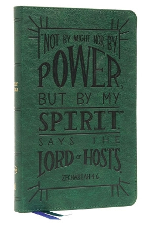 NKJV, Thinline Youth Edition Bible, Verse Art Cover Collection, Leathersoft, Green, Red Letter, Comfort Print: Holy Bible, New King James Version by Thomas Nelson