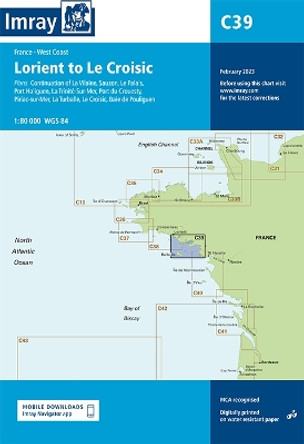 Imray Chart C39: Lorient to Le Croisic by Imray