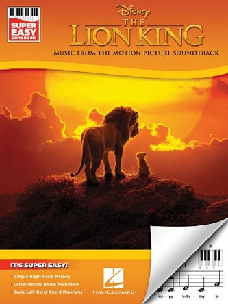 The Lion King - Super Easy Songbook: Music from the Motion Picture Soundtrack by Elton John